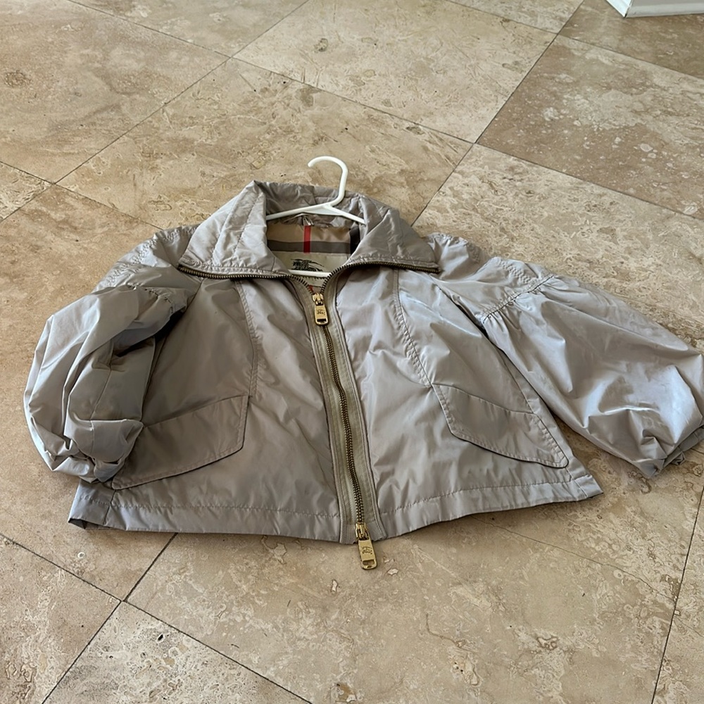 Burberry cropped windbreaker jacket